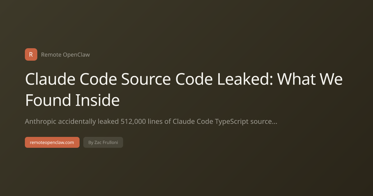 Claude Code Source Code Leaked: What We Found Inside
