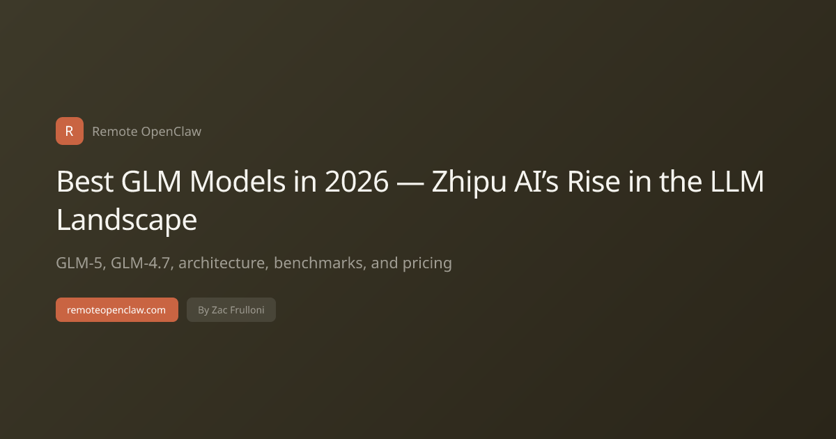 Best GLM Models in 2026 — Zhipu AI's Rise in the LLM Landscape